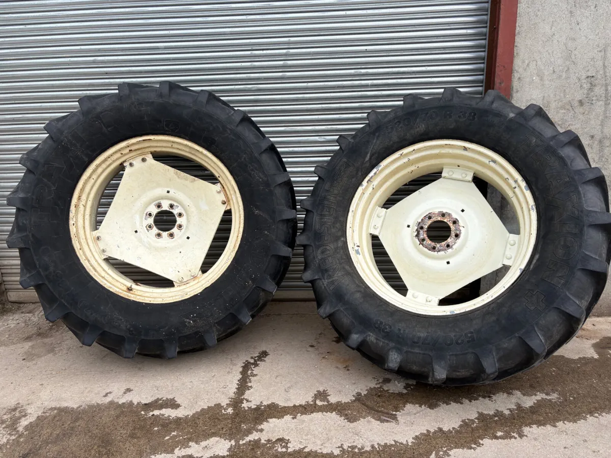 520/70/38 new Holland wheels - Image 1