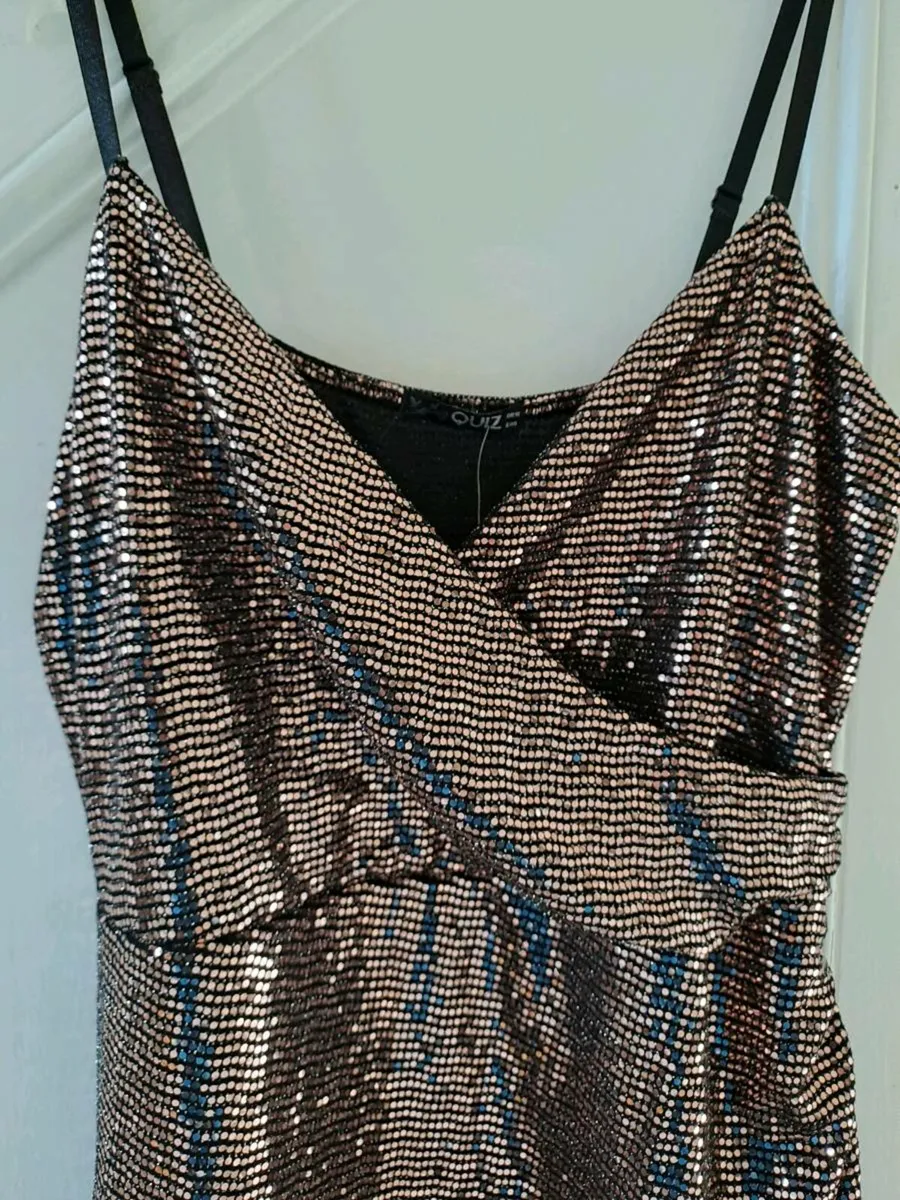 Rose gold evening dress size 18 - Image 2