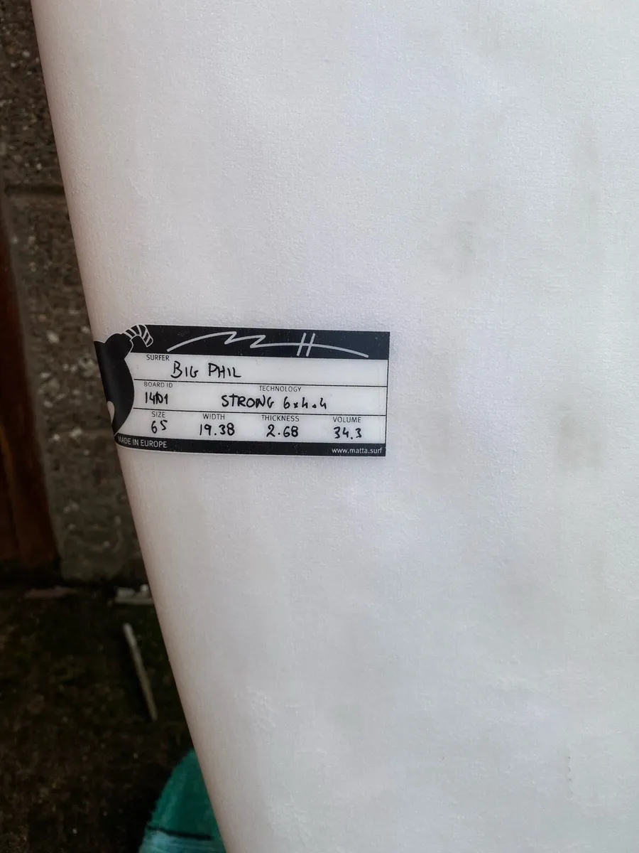 6’5 matta gravy surfboard - Image 3