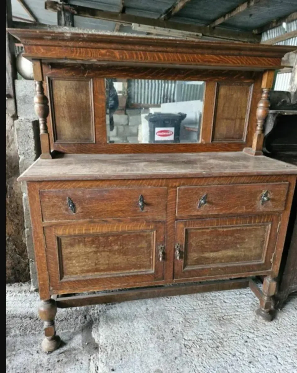 oak side board