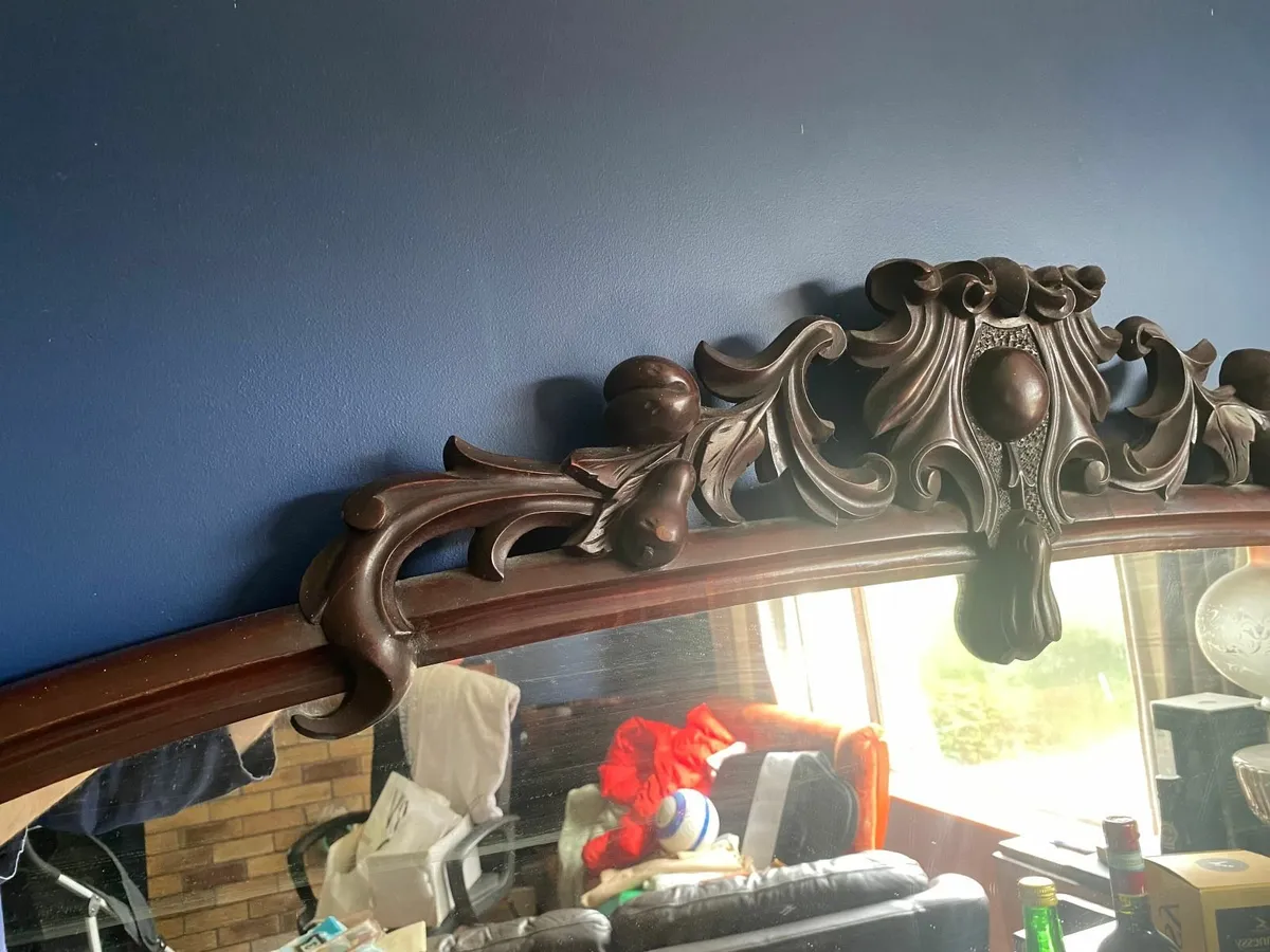 Victorian mahogany sideboard with mirror - Image 3