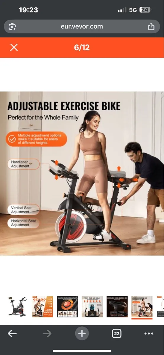 Exercise bike - Image 1