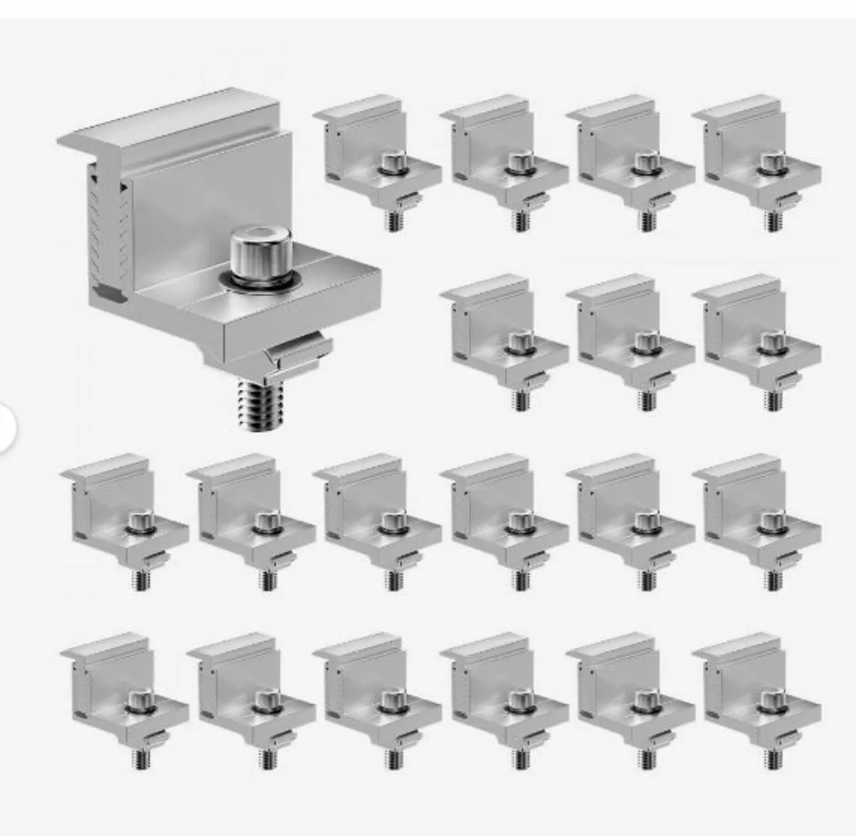 Solar Panel Z Mounting Bracket 35-50mm - Image 1