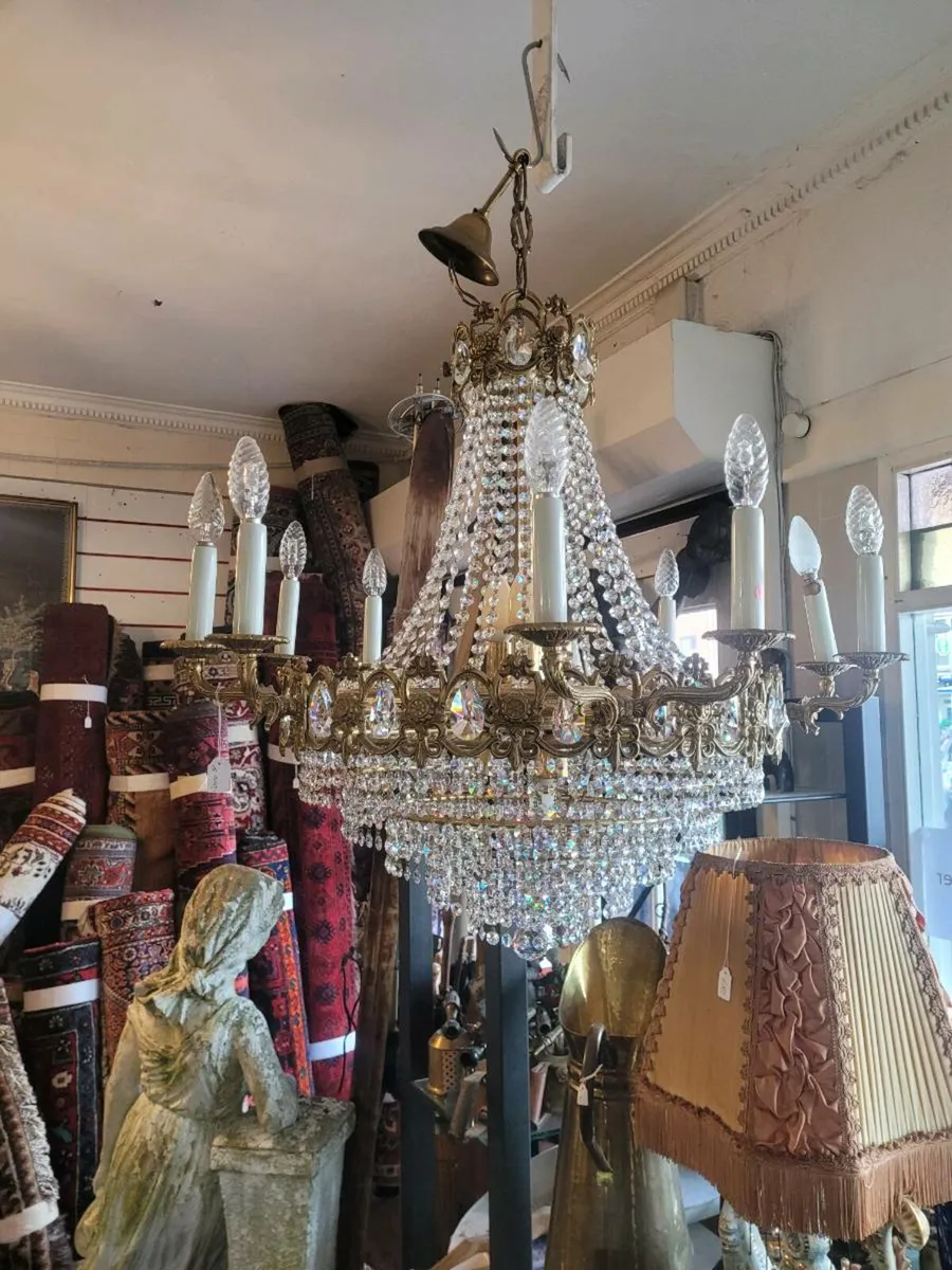 French crystal chandaliers. Price from 50-250 eur - Image 1