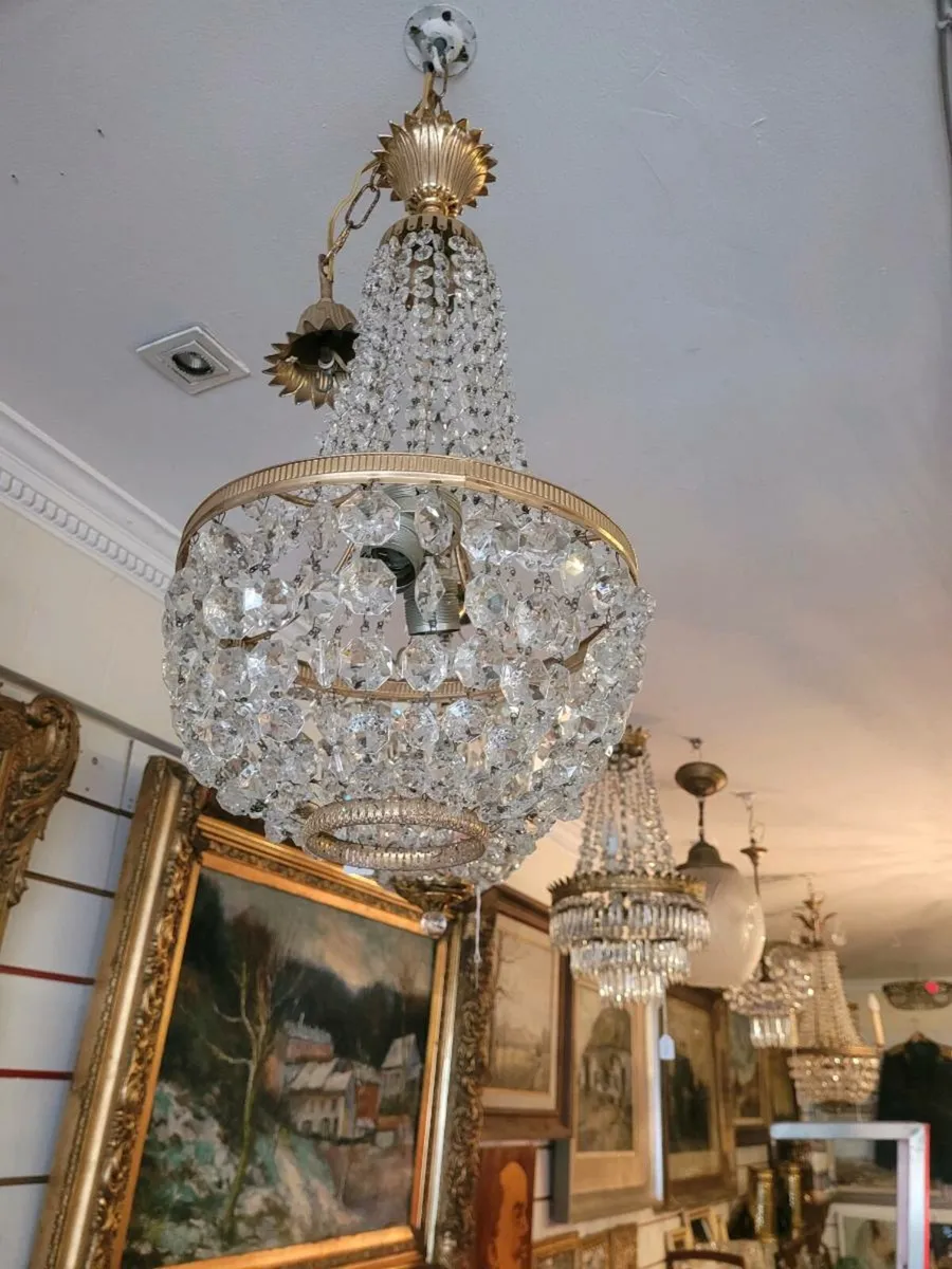 French crystal chandaliers. Price from 50-250 eur - Image 2