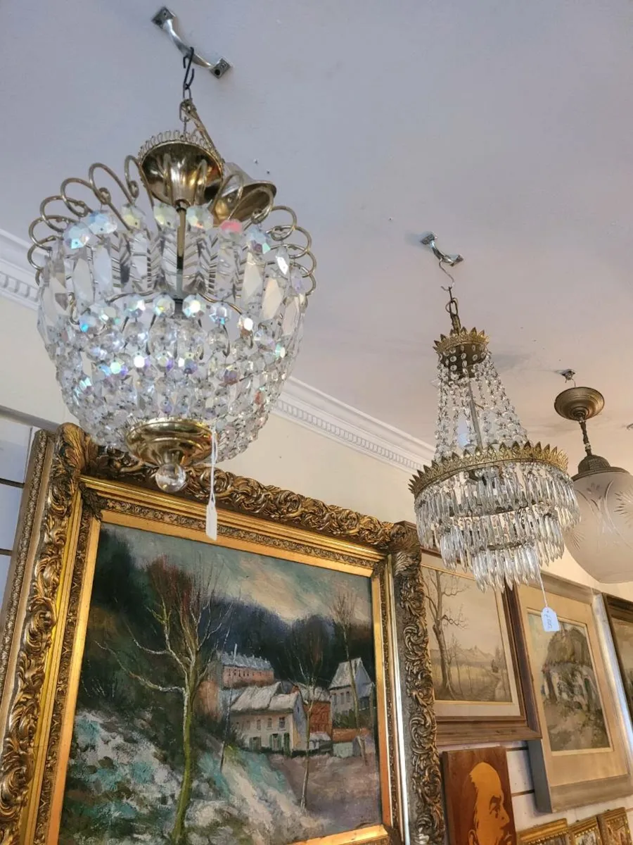 French crystal chandaliers. Price from 50-250 eur - Image 3