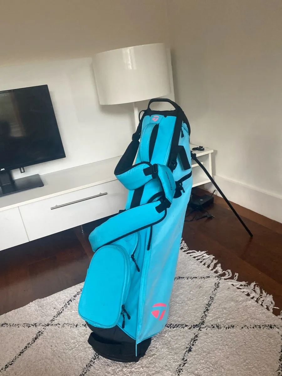 Taylormade flex tech carry stand bag Miami blue - Image 2