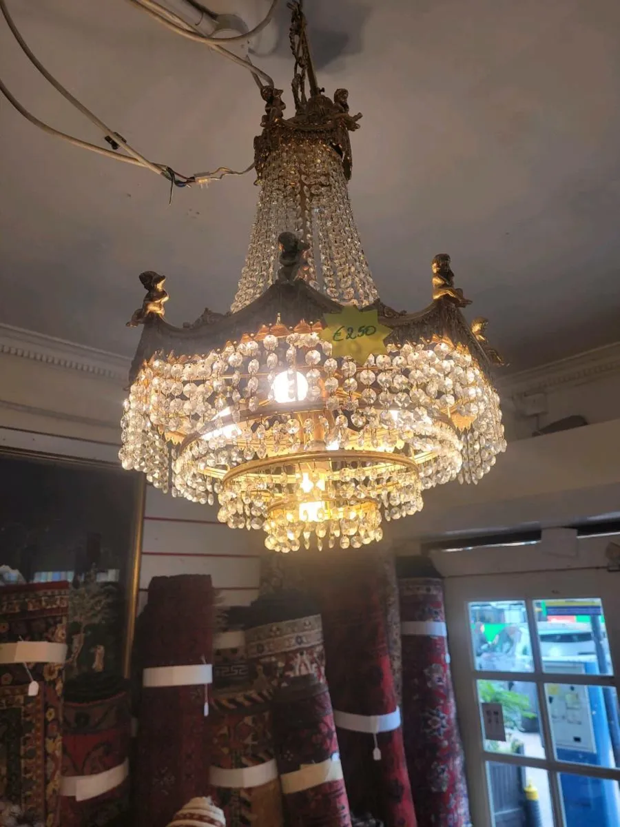 French crystal chandaliers. Price from 50-250 eu. - Image 4