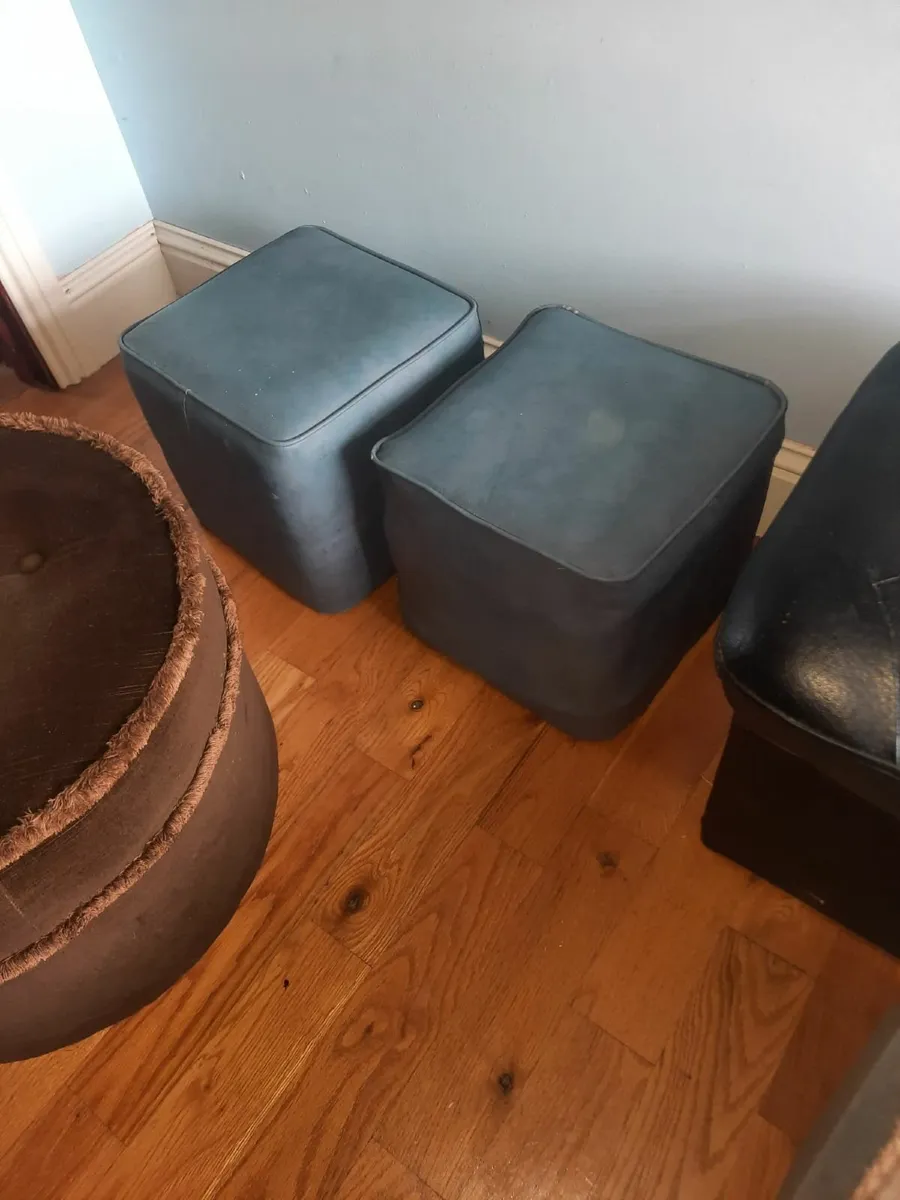 Vintage pouffe s - Image 4
