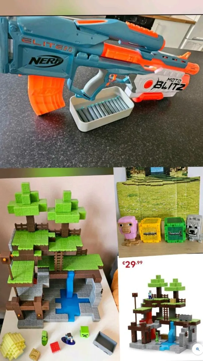 Minecraft house & Nerf - Image 1