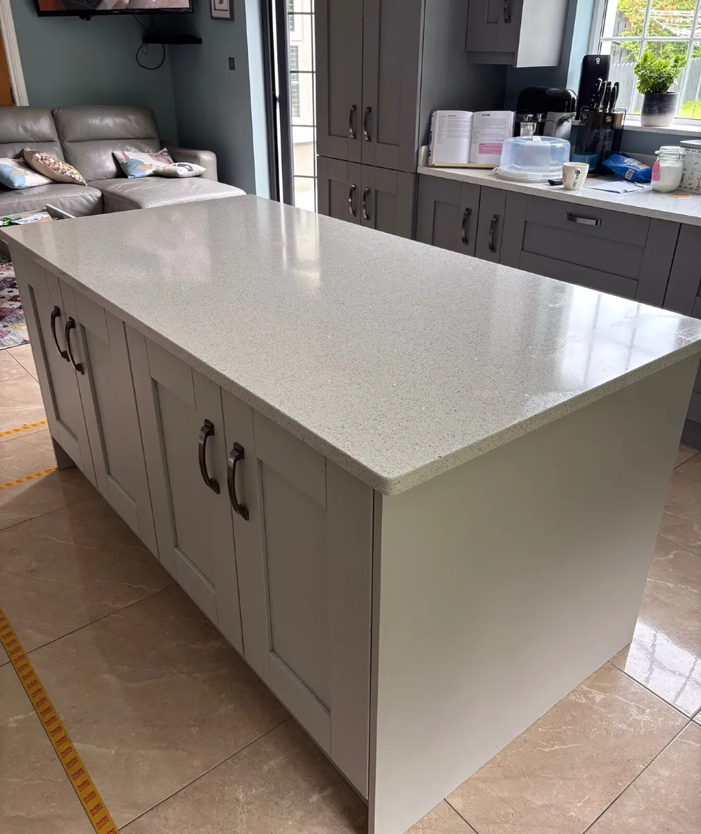 Quartz island worktop only (units not included) - Image 1