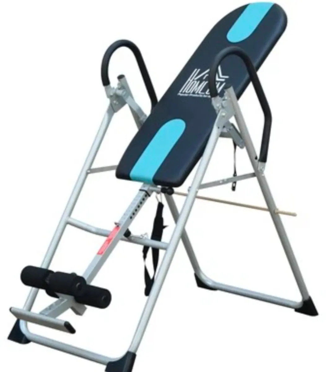 HOMCOM Foldable Gravity Inversion Table - Image 1