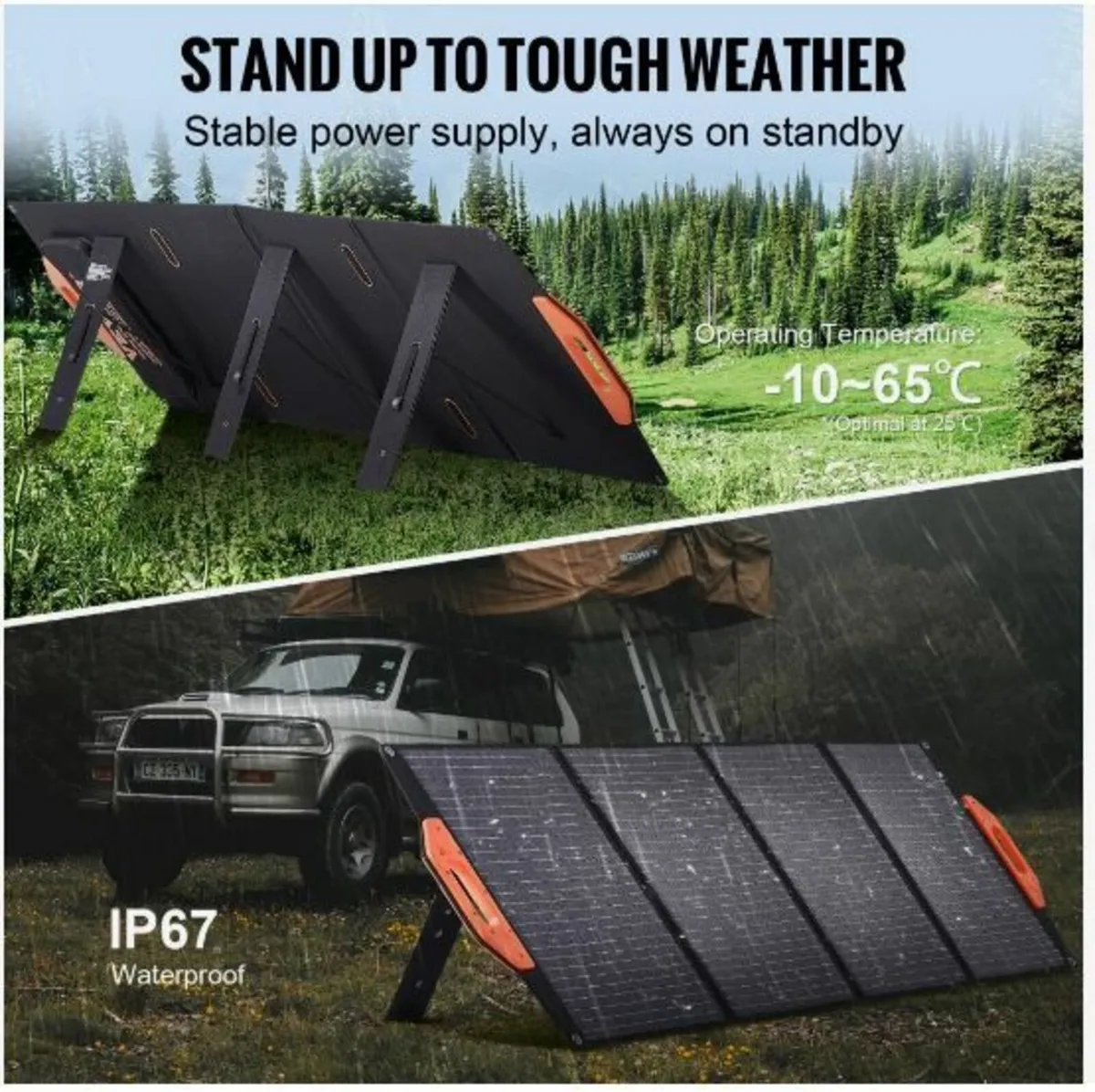 Portable Monocrystalline Solar Panel 120W - Image 3