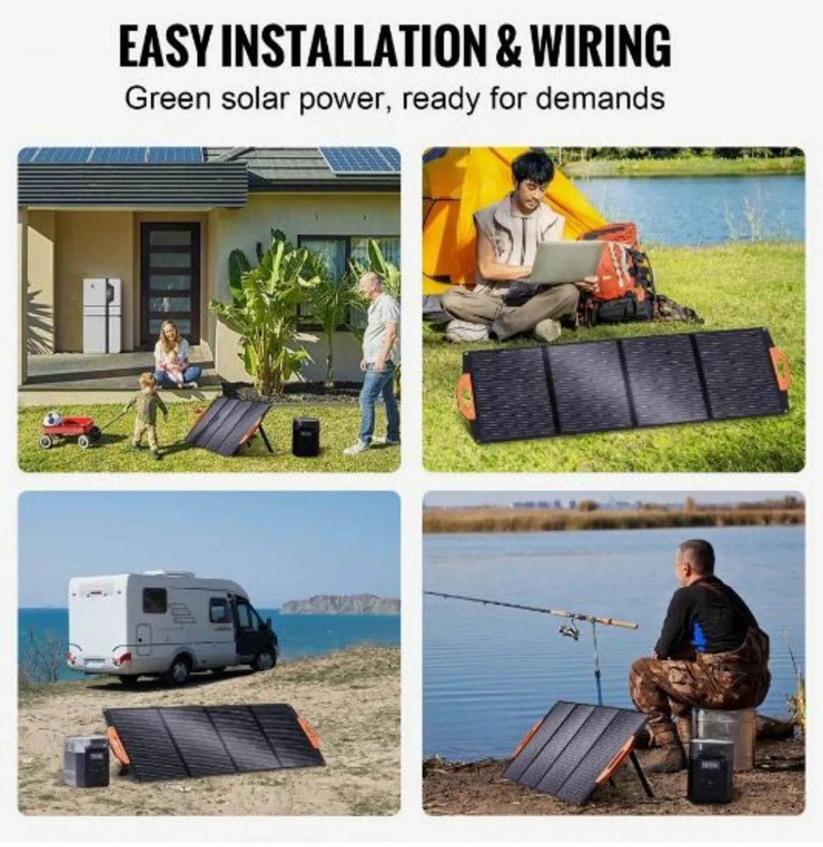 Portable Monocrystalline Solar Panel 120W - Image 4
