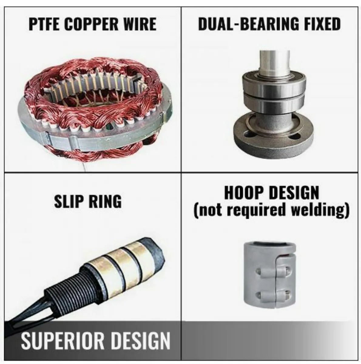 Wind Turbine, 400W 12V Wind Turbine Generator Kit - Image 2