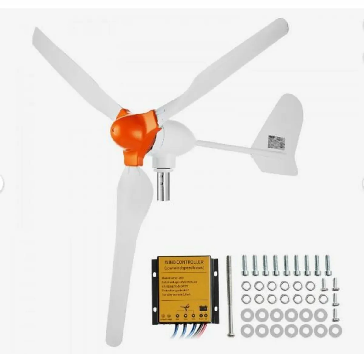 800W Wind Turbine Generator 12V 3-Blade Wind - Image 1