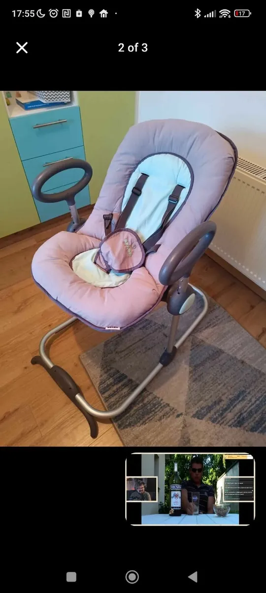 Baby bouncer - brand Beaba the "up and down" model - Image 2
