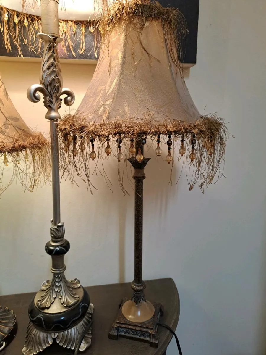 3 lamps bronze brown - Image 3