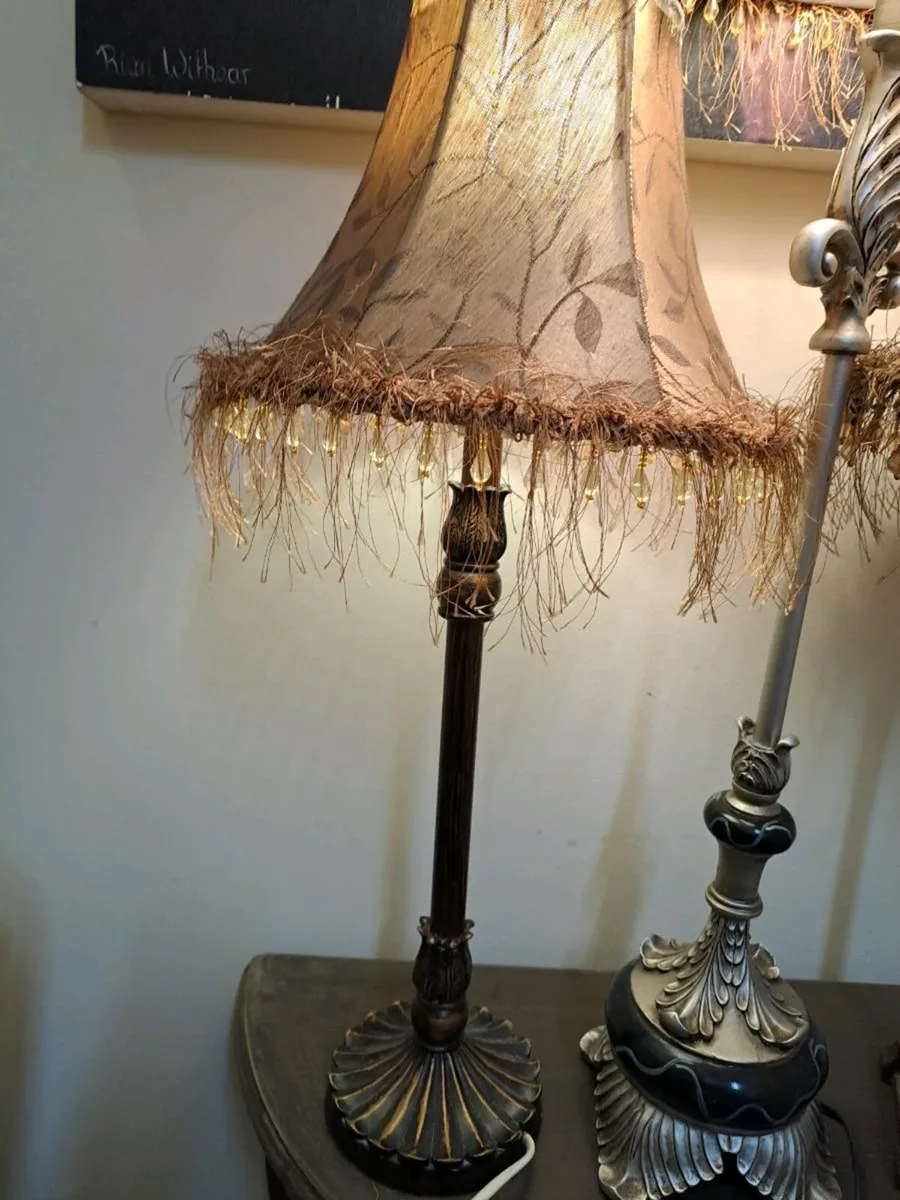 3 lamps bronze brown - Image 4