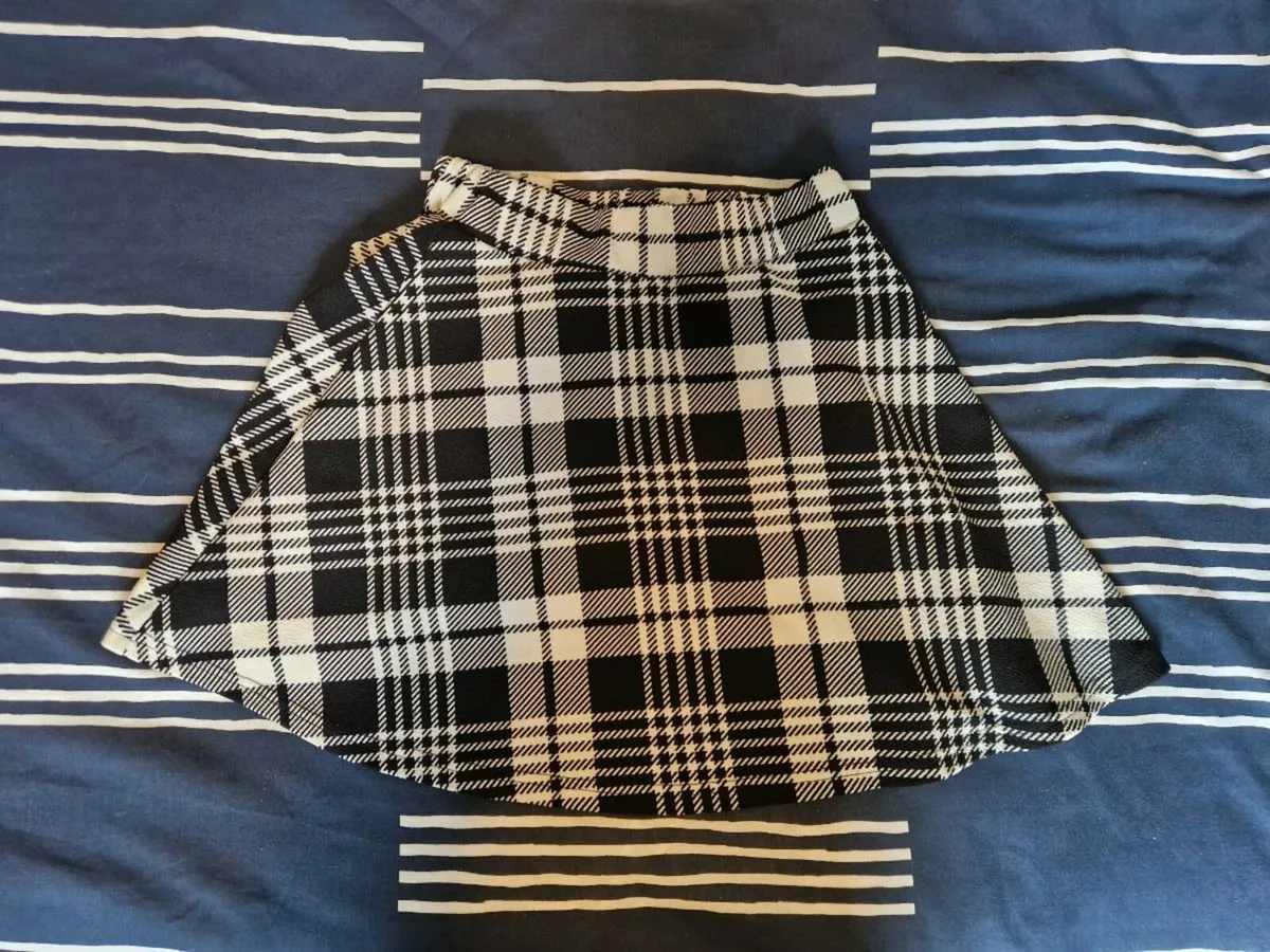 Pleated Mini Skirt - Image 1