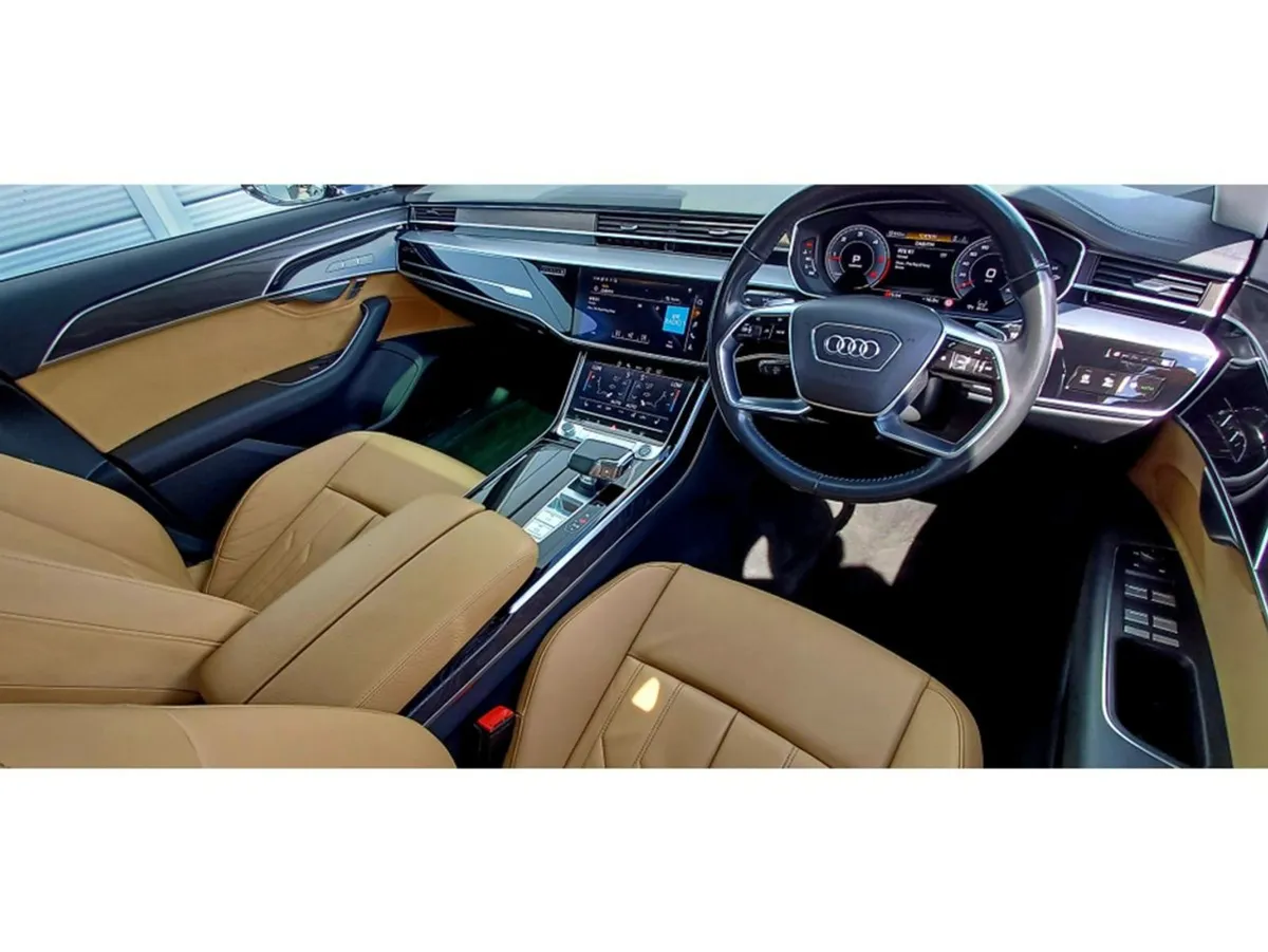 Audi A8 50tdi  lwb  286HP  pan Roof beige Leather - Image 4