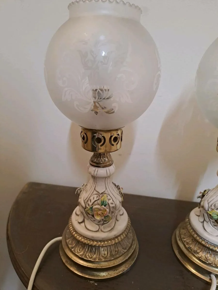 2 oil style lamps - Image 2