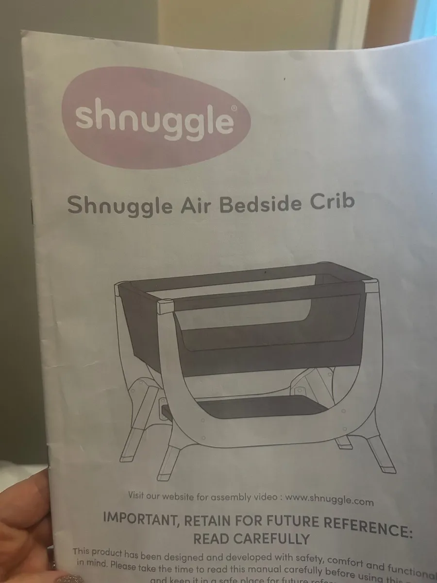 Shnuggle Air Bedside Crib - Image 1