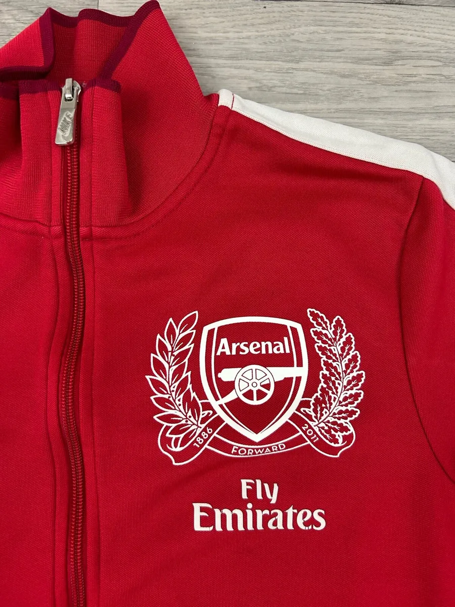 Nike Arsenal London 2011 Track Jacket Mens M - Image 3
