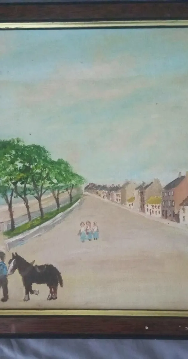 Charming Vintage framed Painting signed by Artist - Image 3