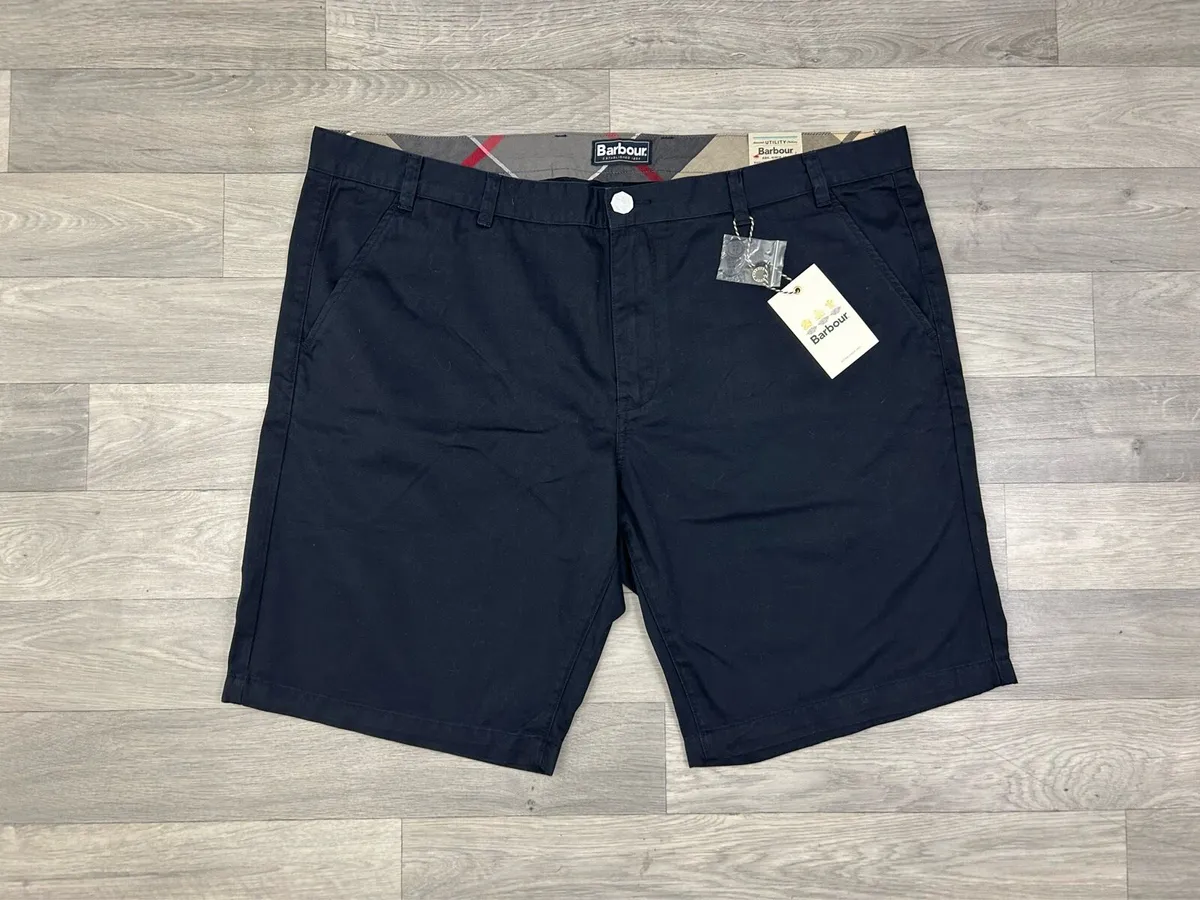 NEW Barbour Cotton Chino Shorts Mens 3XL W44 - Image 1