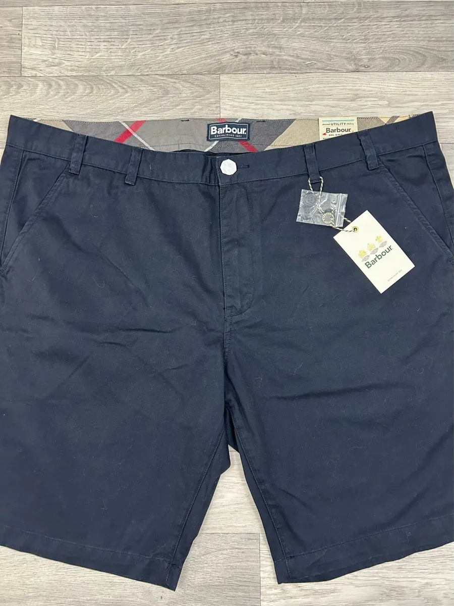 NEW Barbour Cotton Chino Shorts Mens 3XL W44 - Image 2