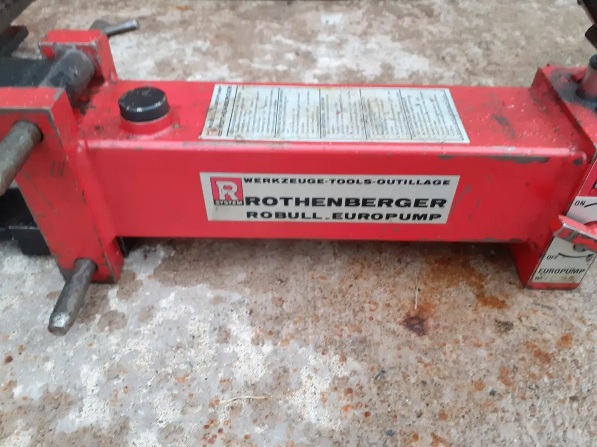 ROTHENBERGER HYDRAULIC PIPE BENDER - Image 3