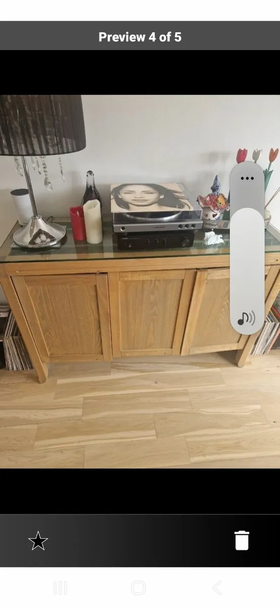 Oak Sideboard and Tv Unit - Image 3