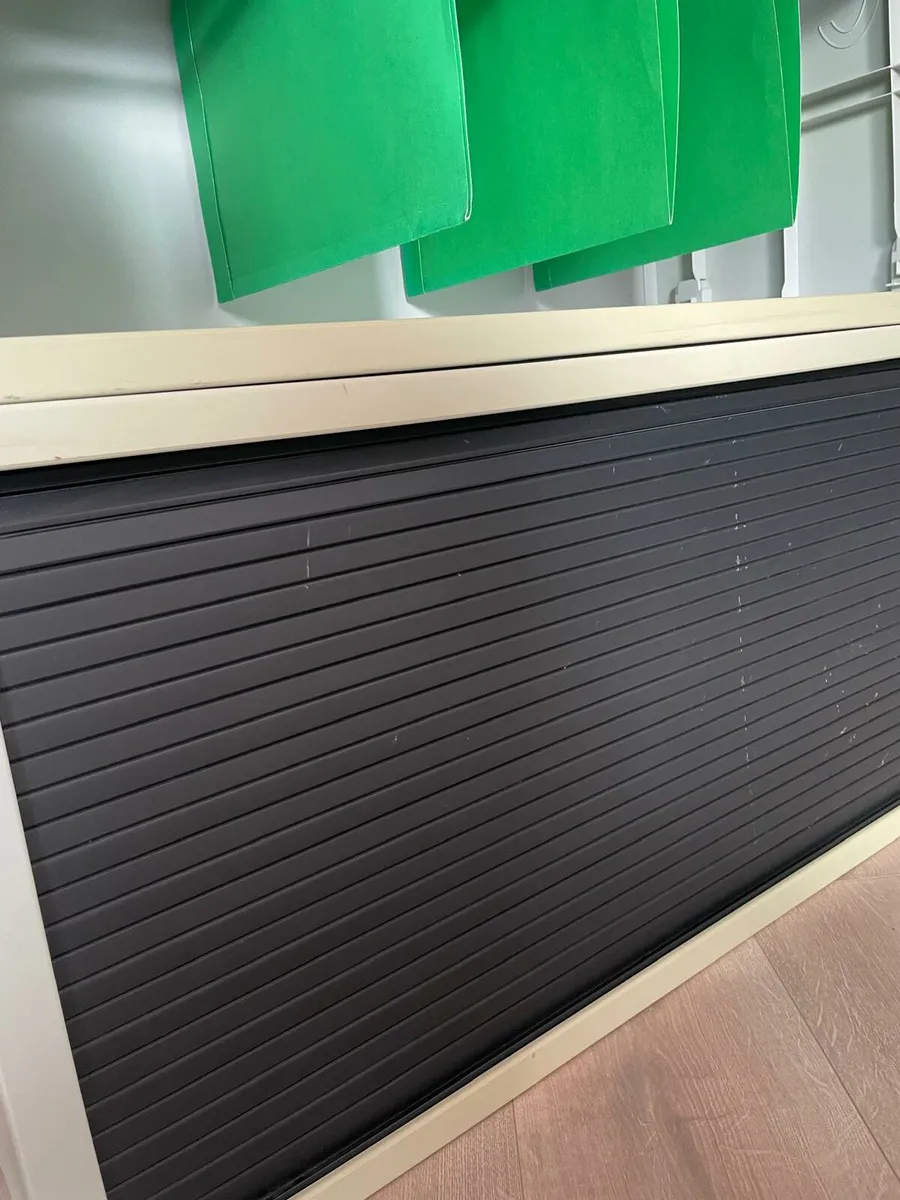 2 x Lateral Filing Tambour Door Cabinets - Image 2