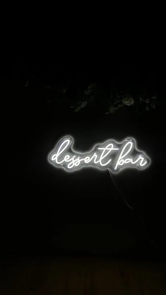 Led dessert bar sign - Image 1