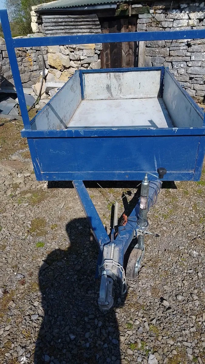 Single axle trailer. 1 yr old