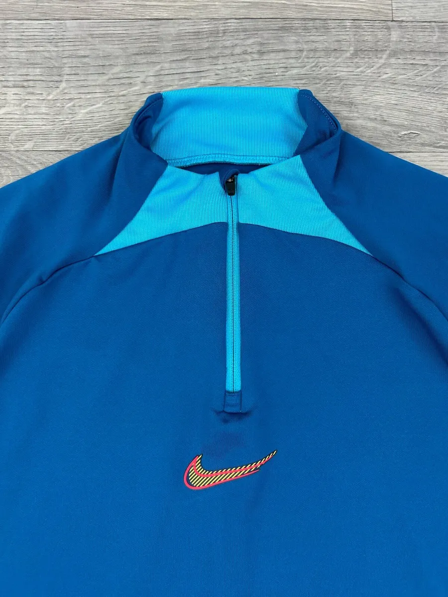 Nike Half Zip Performance Jumper Top Mens Medium - Image 3