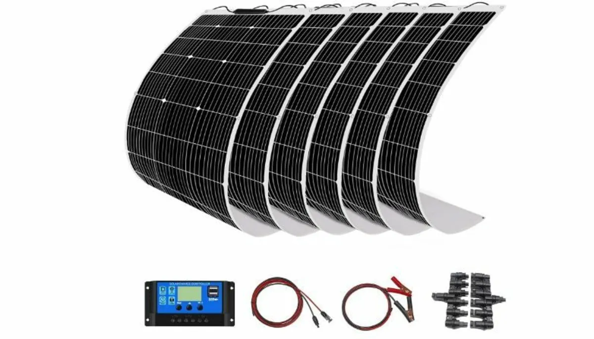 200 W Flexible Solar Panel Kit 2 Pieces - Image 1