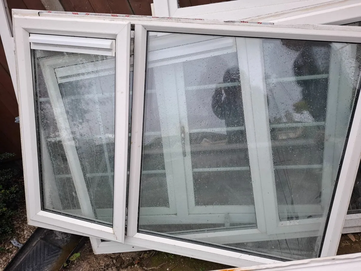 Double glazed White PVC window - Image 2