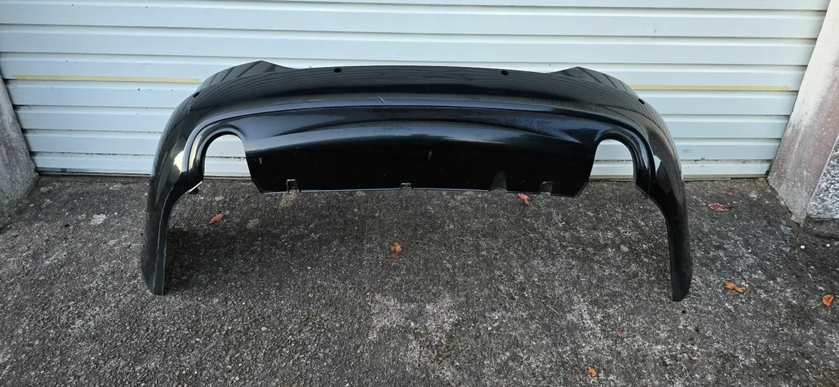 Audi A6 C6 SLine Rear Bumper Black 2005 - 2011 - Image 3