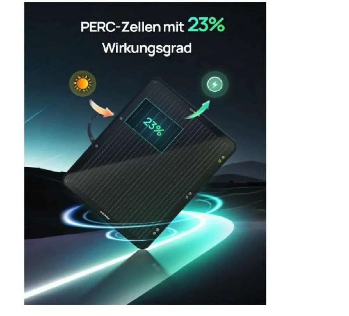 100 W Foldable Solar Panel with 10 Connectors - Image 2