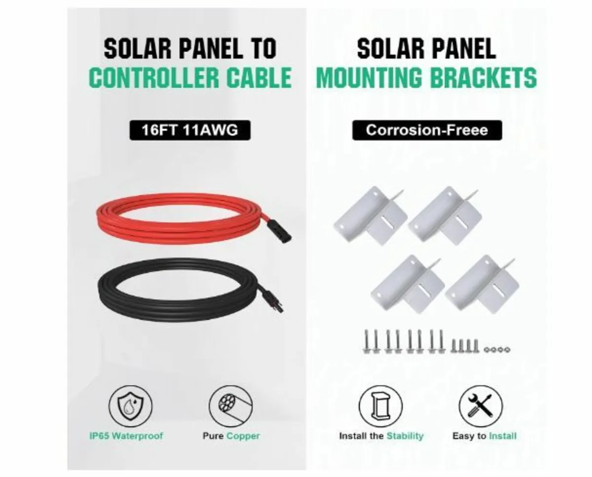 120 W Solar Panel Kit: 120 W 12 V - Image 4