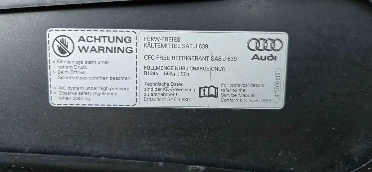 Audi A6 C6 SLine Bonnet Black 2005 - 2011 - Image 3