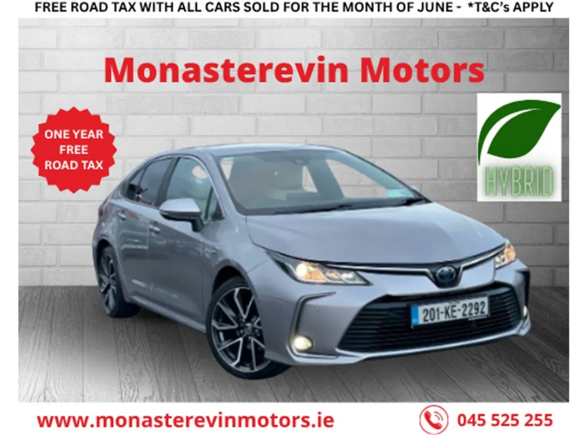 Toyota Corolla Hybrid SOL 4DR Auto Saloon - SAT N - Image 1