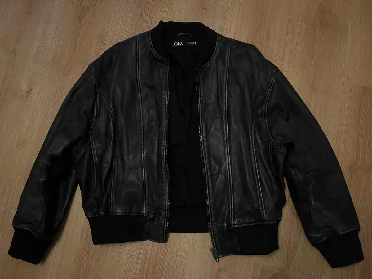 Leather Bomber Jackets - Image 1