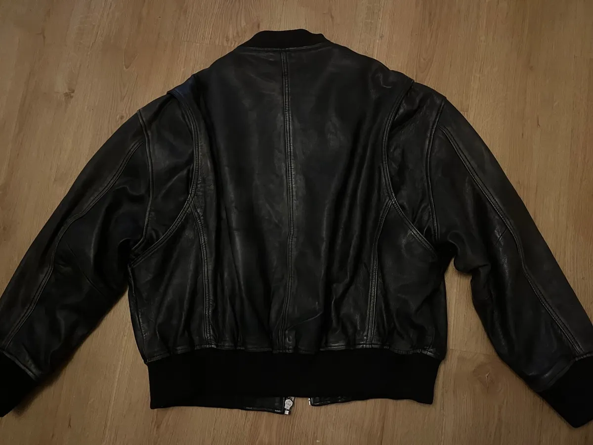 Leather Bomber Jackets - Image 2