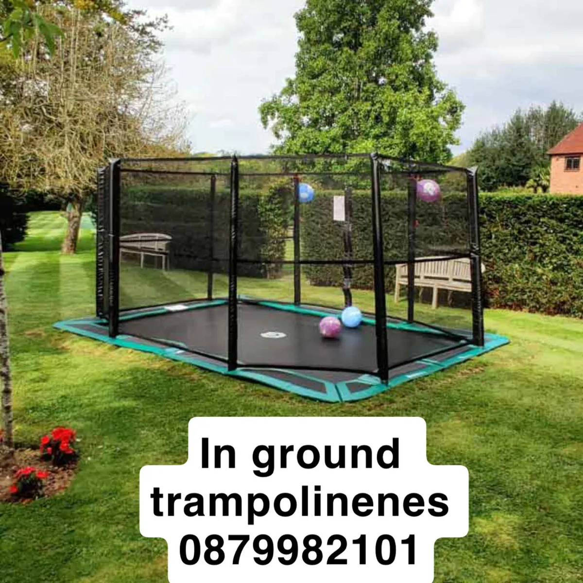 Inground trampoline supply and installation