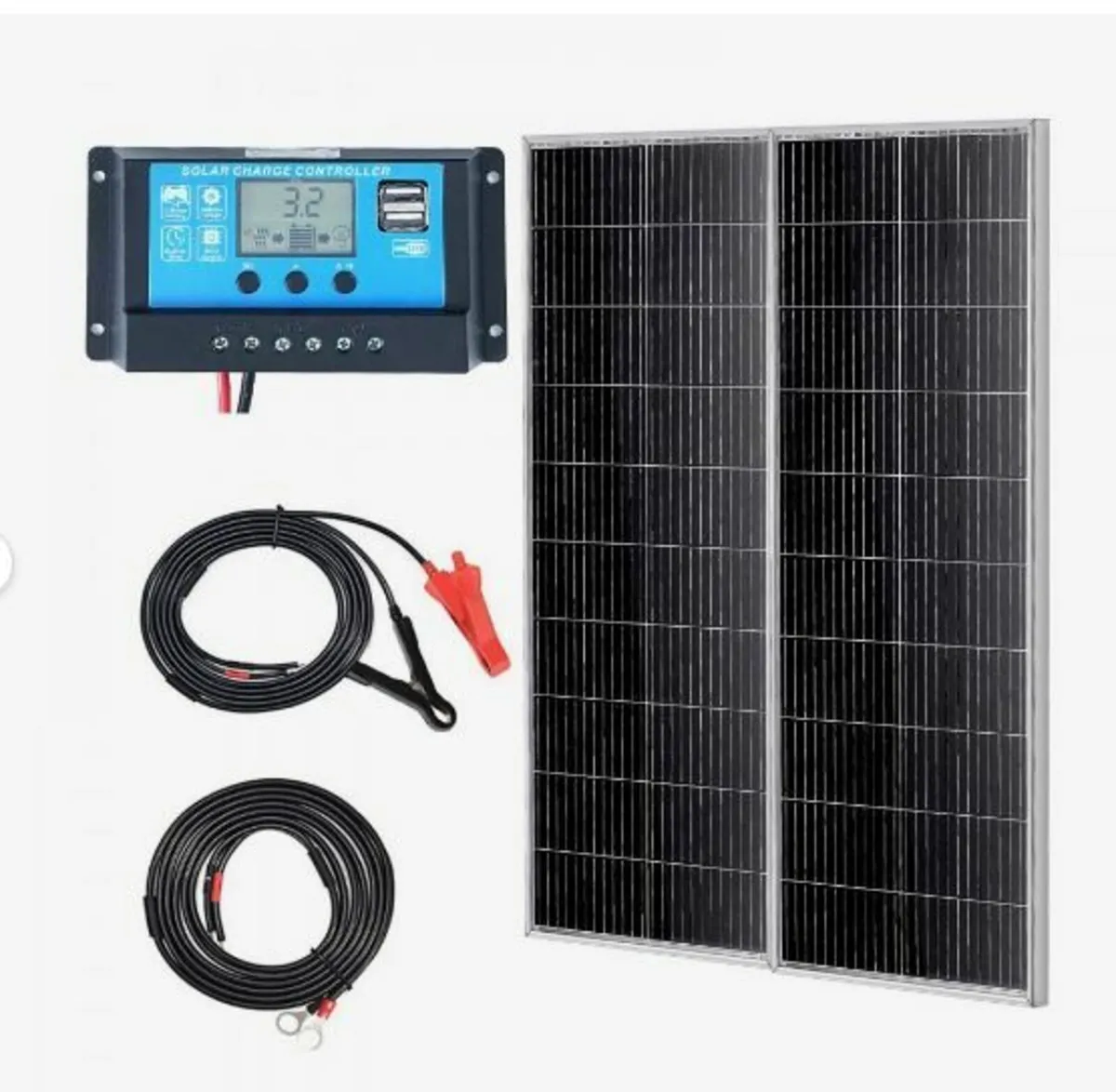 200W Monocrystalline Solar Panel Kit - Image 1
