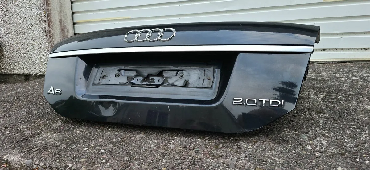 Audi A6 C6 SLine Boot Lid Black 2005 - 2011 - Image 1