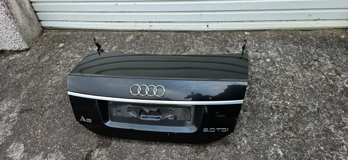 Audi A6 C6 SLine Boot Lid Black 2005 - 2011 - Image 2